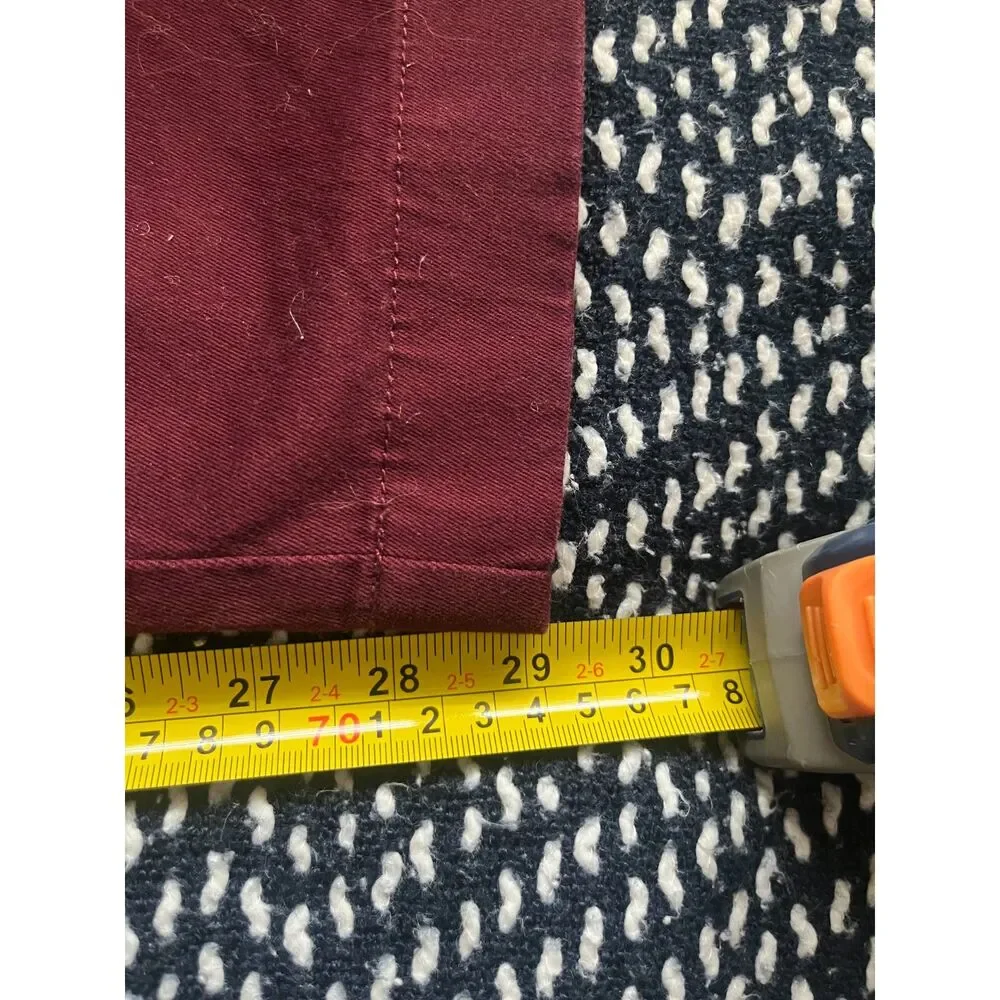 J.Crew Maroon Stretch 770 Chinos